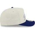 biala-i-niebieska-zakrzywiona-czapka-snapback-golfer-team-scribble-los-angeles-dodgers-mlb-new-era