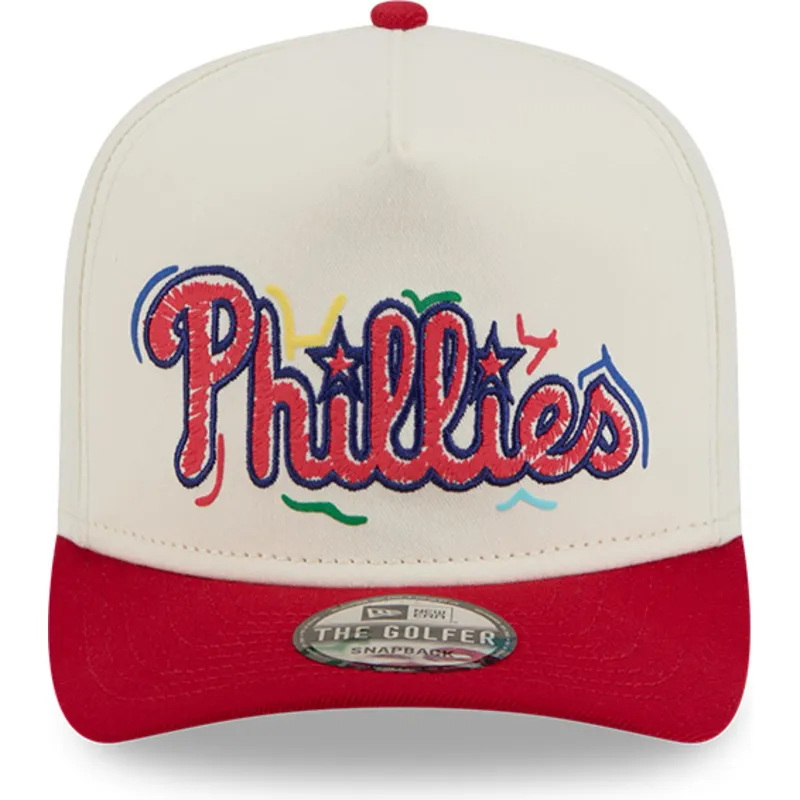 kepure-islenkta-raudona-snapback-golfer-team-scribble-philadelphia-phillies-mlb-new-era kepure-islenkta-raudona-snapback-golfer-team-scribble-philadelphia-phillies-mlb-new-era