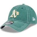 kepure-islenkta-zalia-reguliuojamas-9twenty-washed-contrast-oakland-athletics-mlb-new-era
