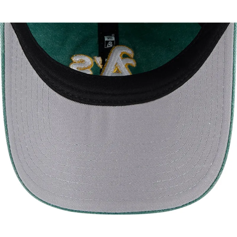 kepure-islenkta-zalia-reguliuojamas-9twenty-washed-contrast-oakland-athletics-mlb-new-era