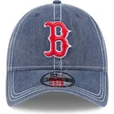 niebieska-regulowana-czapka-z-zakrzywionym-daszkiem-9twenty-washed-contrast-boston-red-sox-mlb-new-era