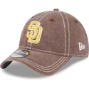 kepure-islenkta-ruda-reguliuojamas-9twenty-washed-contrast-san-diego-padres-mlb-new-era