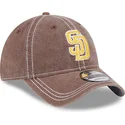 kepure-islenkta-ruda-reguliuojamas-9twenty-washed-contrast-san-diego-padres-mlb-new-era