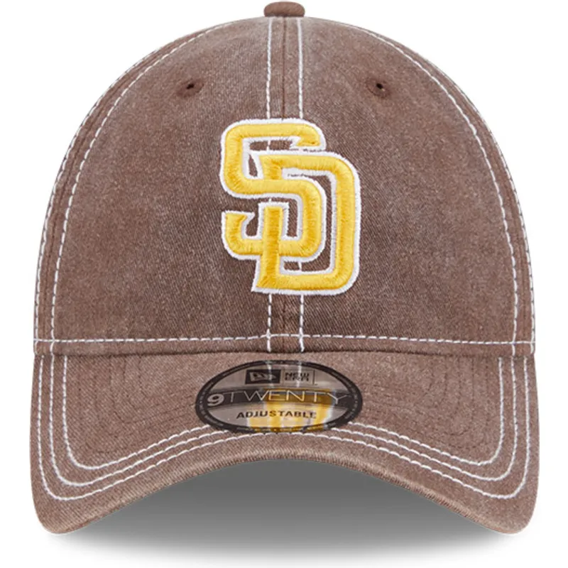 kepure-islenkta-ruda-reguliuojamas-9twenty-washed-contrast-san-diego-padres-mlb-new-era
