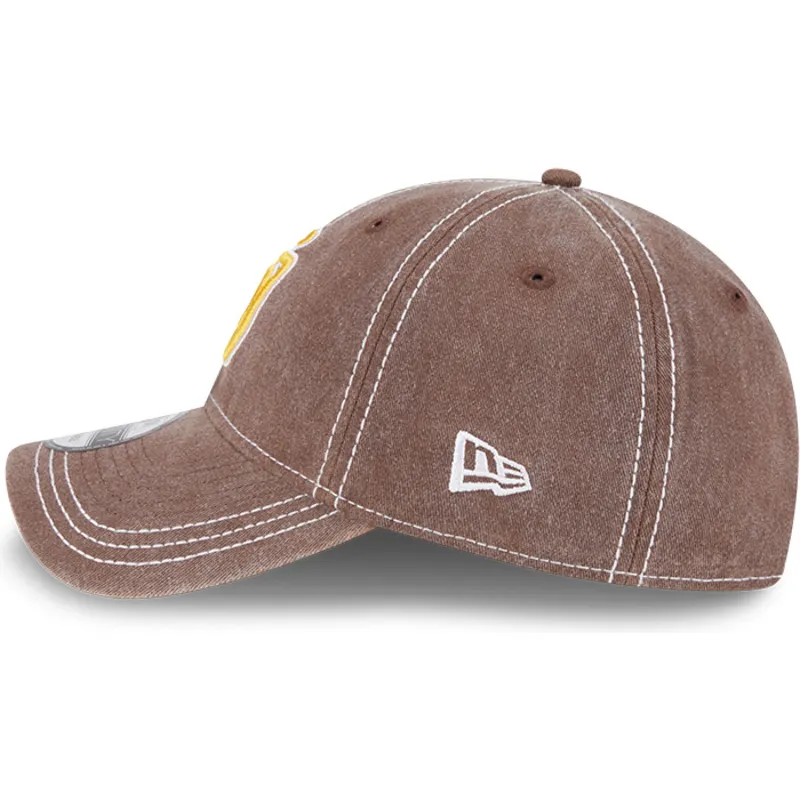 kepure-islenkta-ruda-reguliuojamas-9twenty-washed-contrast-san-diego-padres-mlb-new-era