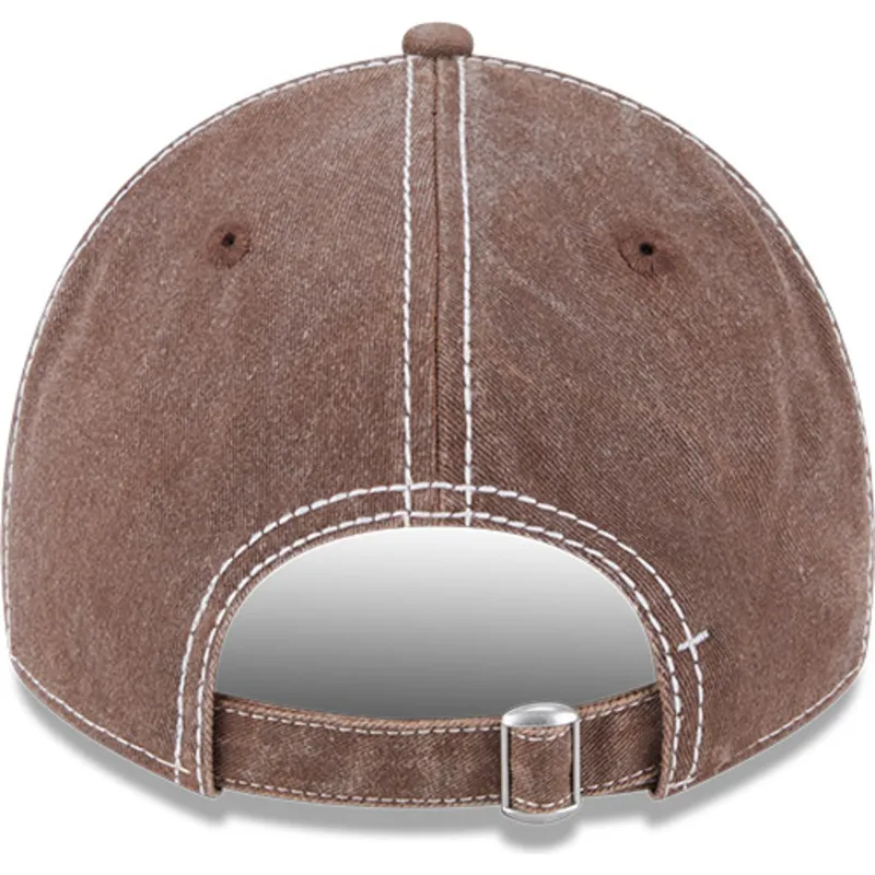 brazowa-regulowana-czapka-z-zakrzywionym-daszkiem-9twenty-washed-contrast-san-diego-padres-mlb-new-era