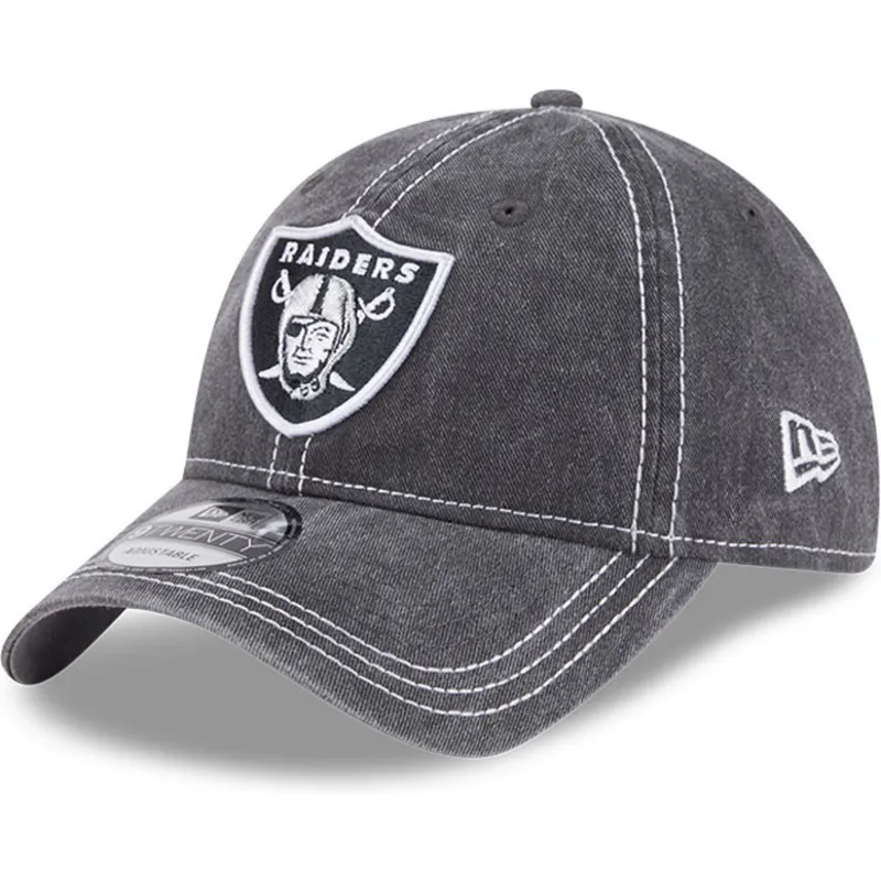 kepure-islenkta-pilka-reguliuojamas-9twenty-washed-contrast-las-vegas-raiders-nfl-new-era