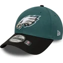 wyginieta-czapka-zielona-i-czarna-z-regulacja-9forty-the-league-philadelphia-eagles-nfl-new-era