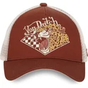 von-dutch-gue-brown-and-beige-trucker-hat
