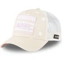 rozowo-biala-czapka-trucker-dla-dzieci-kidstar-lp-marki-von-dutch