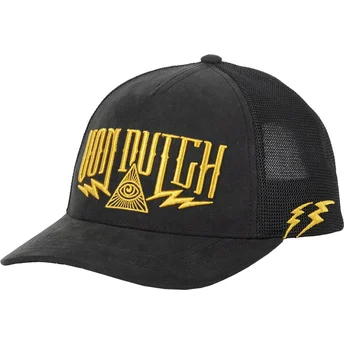 Kepurė išlenkta juoda snapback ROCK03 Von Dutch