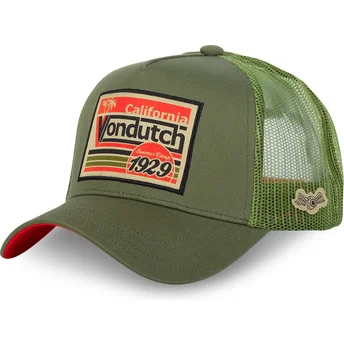 Kepurė išlenkta žalia snapback SURF07 Von Dutch