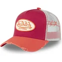 kepure-islenkta-raudona-snapback-used-04-von-dutch