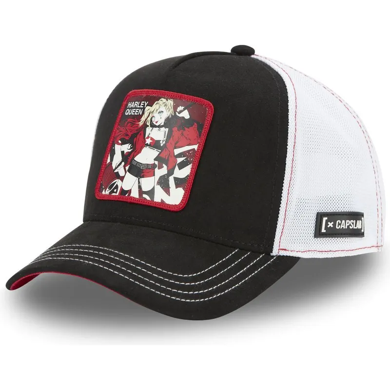 kepure-islenkta-juoda-snapback-dc8-que-harley-quinn-dc-comics-capslab