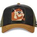 czapka-z-zakrzywionym-daszkiem-czarno-zielono-brazowa-snapback-diabel-tasmanski-loo10-taz-looney-tunes-od-capslab