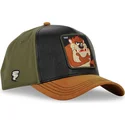 czapka-z-zakrzywionym-daszkiem-czarno-zielono-brazowa-snapback-diabel-tasmanski-loo10-taz-looney-tunes-od-capslab