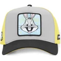 szara-zolta-i-czarna-zakrzywiona-czapka-snapback-bugs-bunny-loo11-bep1-looney-tunes-od-capslab