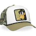 capslab-daffy-duck-loo11-cam-looney-tunes-white-and-camouflage-trucker-hat