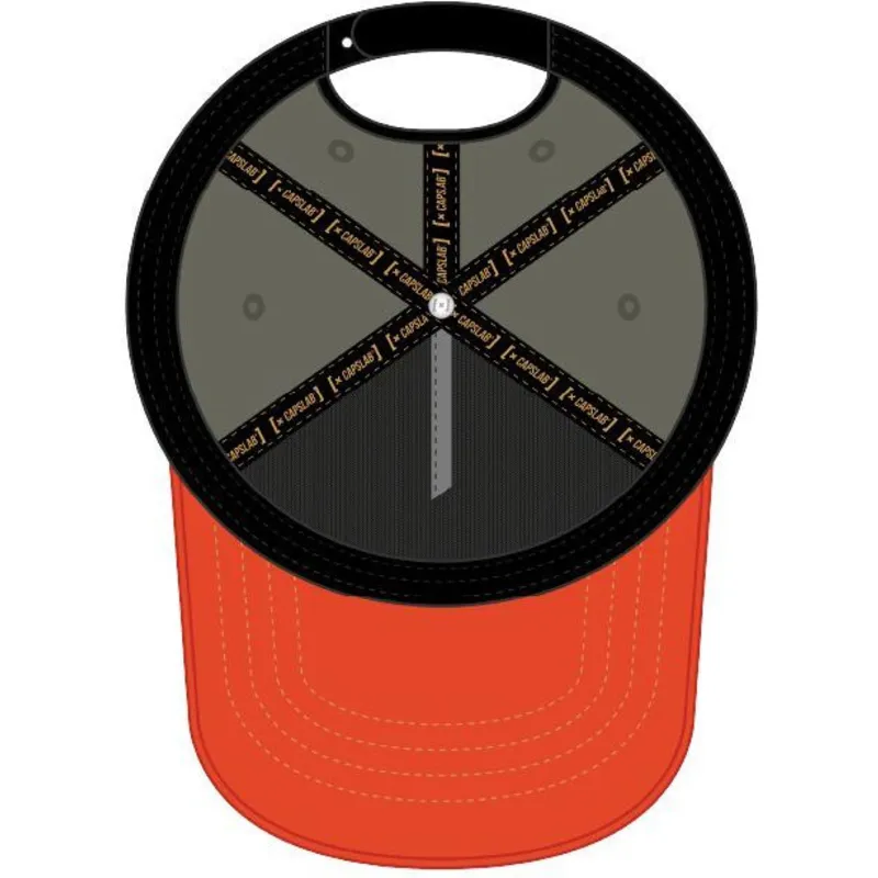 bezowa-i-pomaranczowa-czapka-z-daszkiem-snapback-kaczor-daffy-loo11-daf-looney-tunes-od-capslab