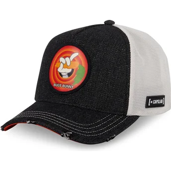 Kepurė išlenkta vilkikas juoda snapback Bugs Bunny LOO11 HAN Looney Tunes Kiškis Bagsis Looney Tunes Capslab