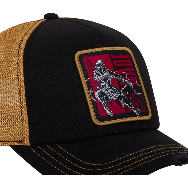 czapka-trucker-czarna-i-zolta-fujibayashi-naoe-nao2-assassin-s-creed-od-capslab