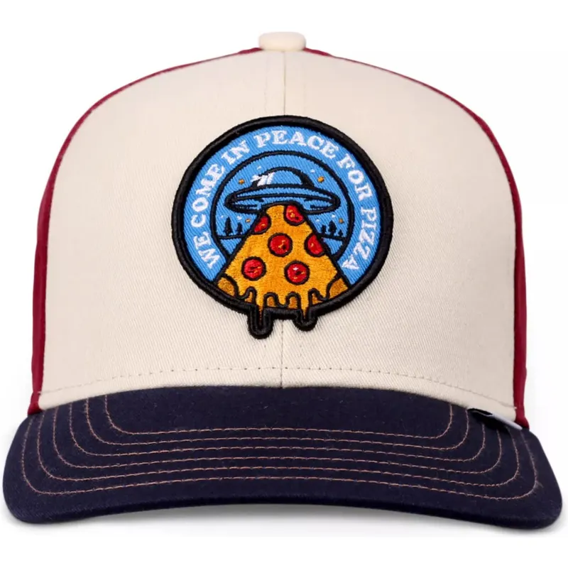 kepure-islenkta-ivairiaspalvis-snapback-vaikams-peace-pizza-food-djinns