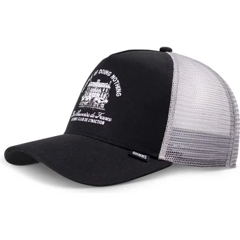 Djinns HFT DNC Temple Black and Grey Trucker Hat