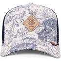 kepure-islenkta-tamsiai-melyna-snapback-hft-deer-pattern-djinns