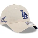 kepure-islenkta-smelio-reguliuojamas-9twenty-linen-spring-training-fan-pack-2025-los-angeles-dodgers-mlb-new-era