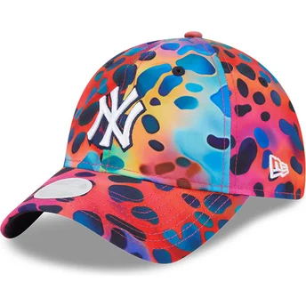 New Era Curved Brim Women 9TWENTY Spots Spring Training Fan Pack 2025 New York Yankees MLB Multicolor Adjustable Cap