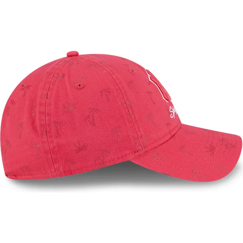 kepure-islenkta-rozine-reguliuojama-juostele-9twenty-pattern-spring-training-fan-pack-2025-new-york-yankees-mlb-new-era
