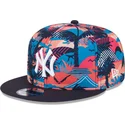 kepure-plokscia-ivairiaspalvis-snapback-9fifty-printed-spring-training-fan-pack-2025-new-york-yankees-mlb-new-era