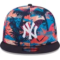kepure-plokscia-ivairiaspalvis-snapback-9fifty-printed-spring-training-fan-pack-2025-new-york-yankees-mlb-new-era