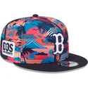 kepure-plokscia-ivairiaspalvis-snapback-9fifty-printed-spring-training-fan-pack-2025-boston-red-sox-mlb-new-era