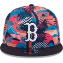 wielokolorowa-plaska-czapka-snapback-9fifty-printed-spring-training-fan-pack-2025-boston-red-sox-mlb-new-era