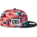 new-era-flat-brim-9fifty-printed-spring-training-fan-pack-2025-chicago-white-sox-mlb-multicolor-snapback-cap