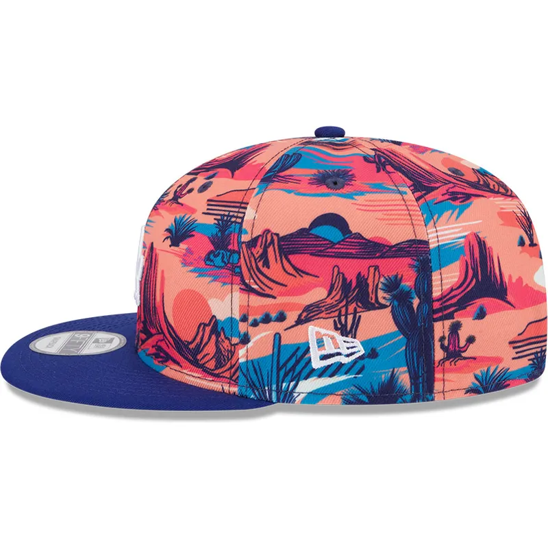 kepure-plokscia-ivairiaspalvis-snapback-9fifty-printed-spring-training-fan-pack-2025-los-angeles-dodgers-mlb-new-era