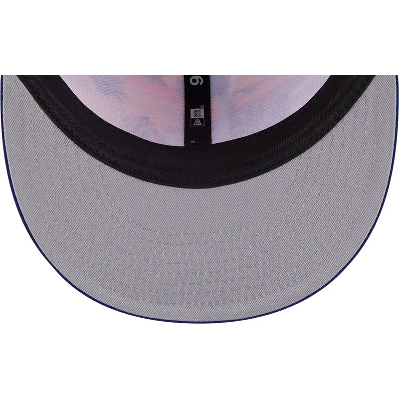 wielokolorowa-plaska-czapka-snapback-9fifty-printed-spring-training-fan-pack-2025-los-angeles-dodgers-mlb-new-era