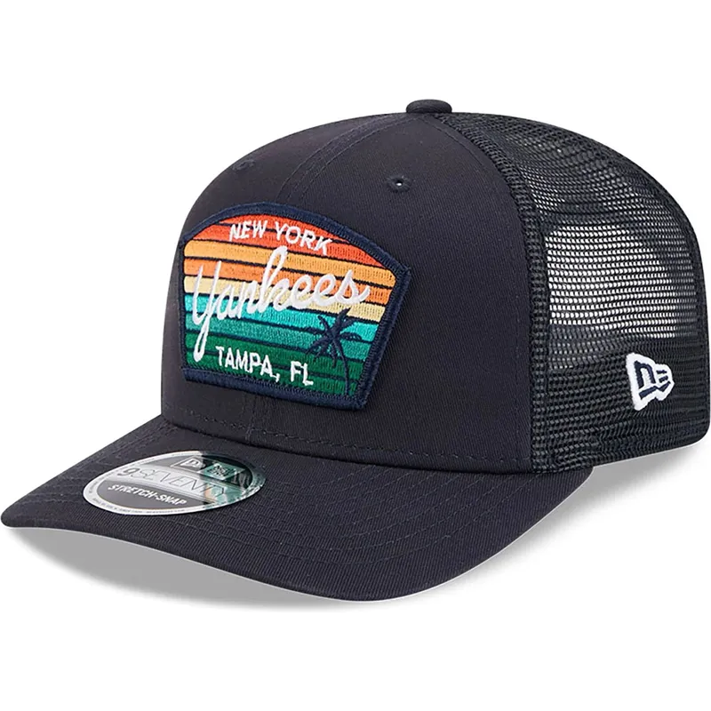 czapka-trucker-granatowa-9seventy-stretch-snap-mesh-spring-training-fan-pack-2025-new-york-yankees-mlb-new-era