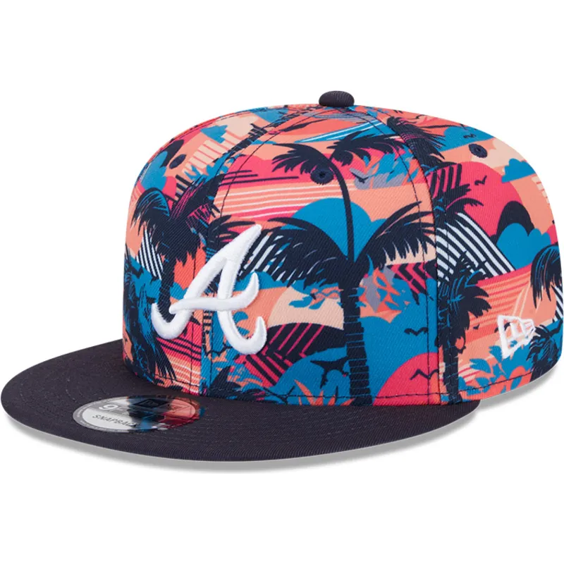 kepure-plokscia-ivairiaspalvis-snapback-9fifty-printed-spring-training-fan-pack-2025-atlanta-braves-mlb-new-era