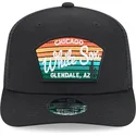 kepure-islenkta-juoda-snapback-9seventy-stretch-snap-mesh-spring-training-fan-pack-2025-chicago-white-sox-mlb-new-era