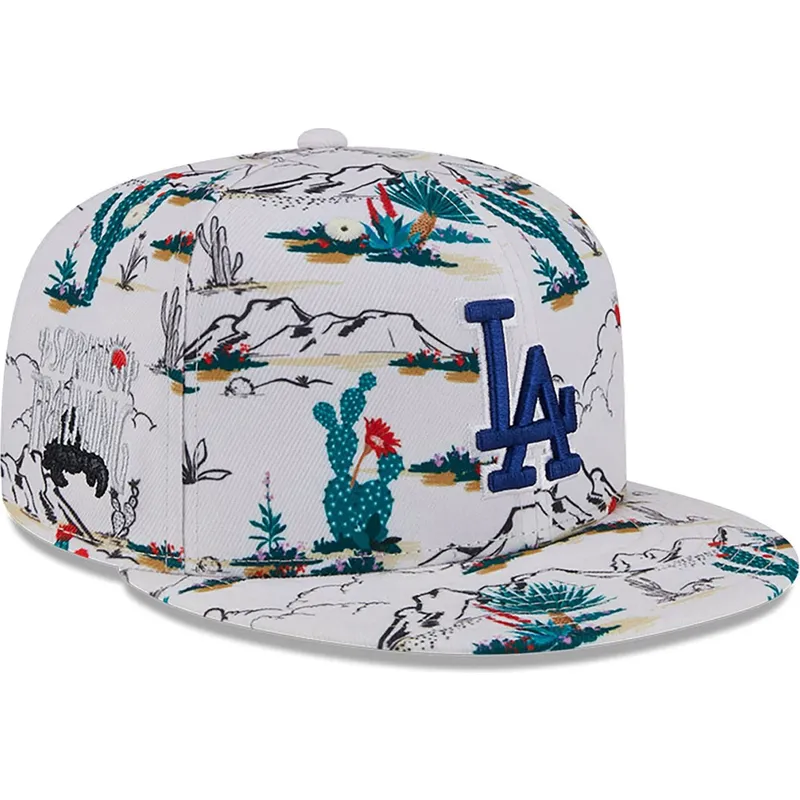 biala-czapka-z-daszkiem-snapback-9fifty-print-spring-training-fan-pack-2025-los-angeles-dodgers-mlb-od-new-era