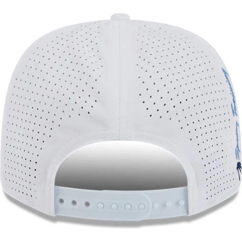 kepure-islenkta-balta-snapback-9seventy-perf-spring-training-fan-pack-2025-tampa-bay-rays-mlb-new-era
