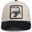 kepure-islenkta-smelio-snapback-escorpion-deadly-lethal-linen-rugged-comfort-the-farm-the-farm-de-goorin-bros