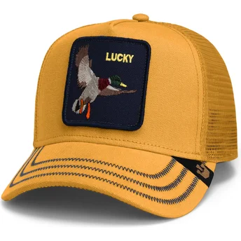 Goorin Bros. Duck Lucky Gotta Be Quicker Core Canvas The Farm Yellow Trucker Hat