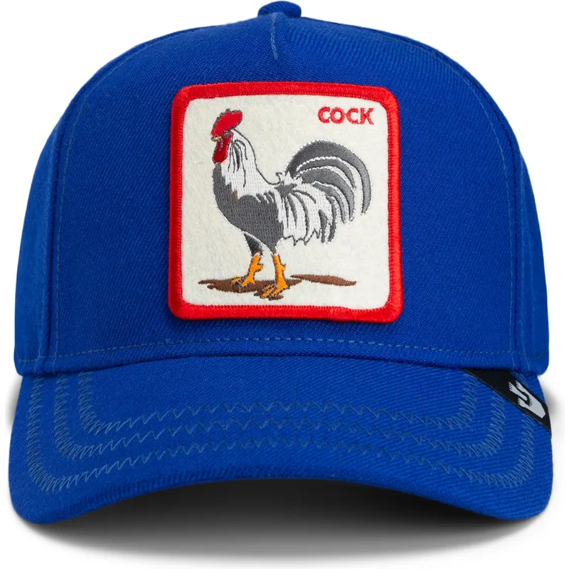 kepure-islenkta-melyna-snapback-cock-rooster-field-100-the-farm-goorin-bros