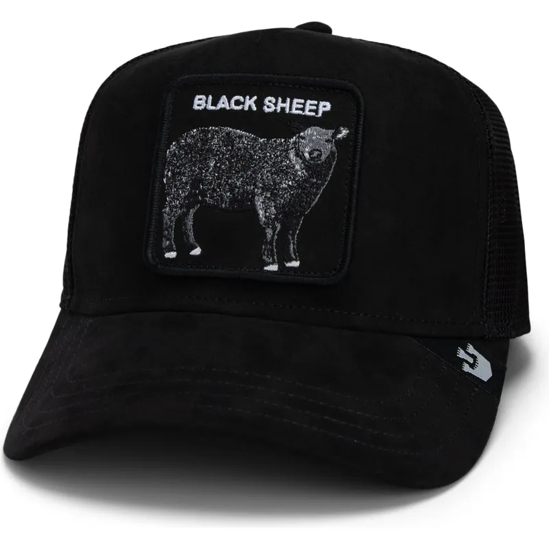 kepure-islenkta-juoda-snapback-the-suede-sheep-global-core-micro-suede-the-farm-goorin-bros