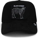 kepure-islenkta-juoda-snapback-the-suede-sheep-global-core-micro-suede-the-farm-goorin-bros