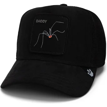 kepure-islenkta-juoda-snapback-daddy-the-suede-spider-global-core-micro-suede-the-farm-goorin-bros