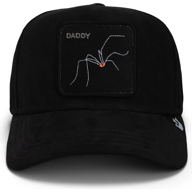 czapka-trucker-czarna-pajak-daddy-the-suede-spider-global-core-micro-suede-the-farm-od-goorin-bros